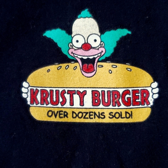 The Simpsons Krusty Burger Shirt - Picture 2 of 4